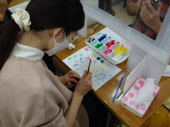 Edo-style wind bell painting workshop